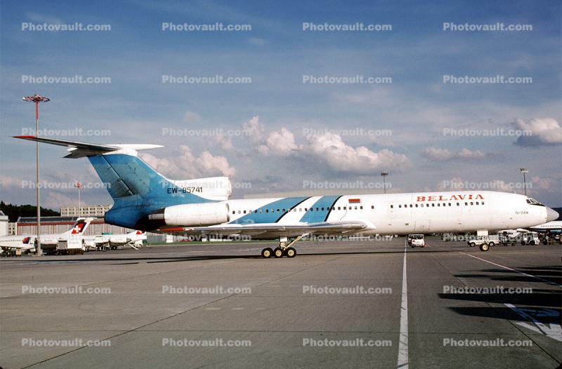 EW-85741, Tupolev TU-154M, Belavia