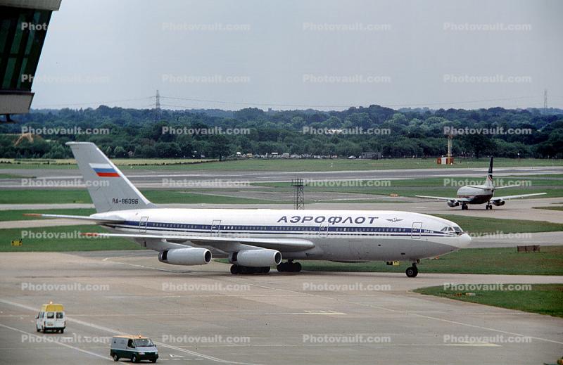 IRA-86096, lyushin Il-86, Aeroflot Russian Airlines AFL
