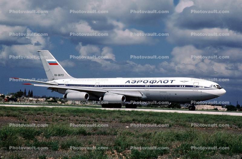 IRA-86113, lyushin Il-86, Aeroflot Russian Airlines AFL