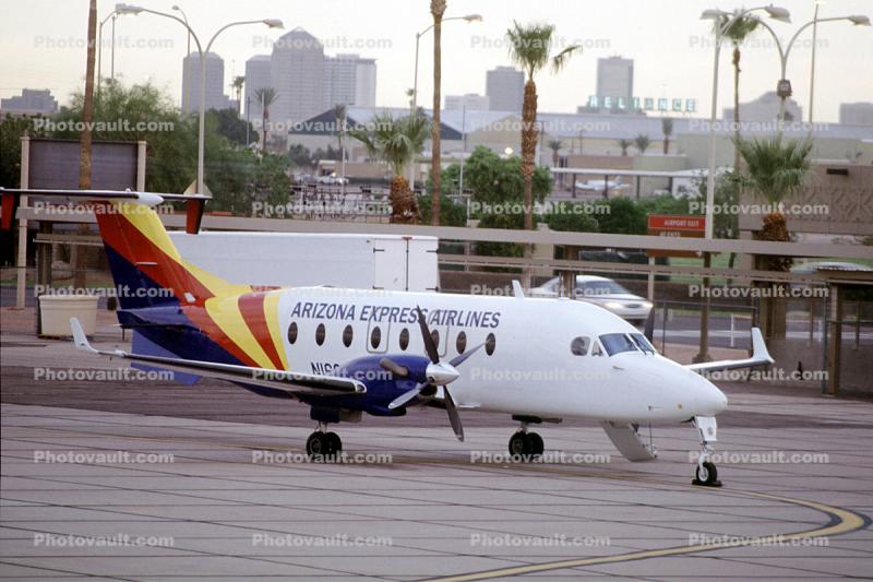 N168AZ, Beech 1900D, Arizona Express Airlines, PT6A