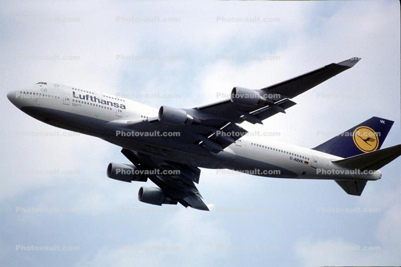 D-ABVK, Boeing 747-430, Lufthansa, 747-400 series