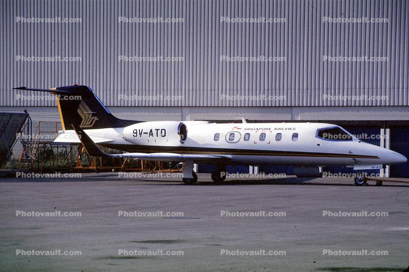 9V-ATD, Learjet-31, Singapore Airlines SIA, Training Jet
