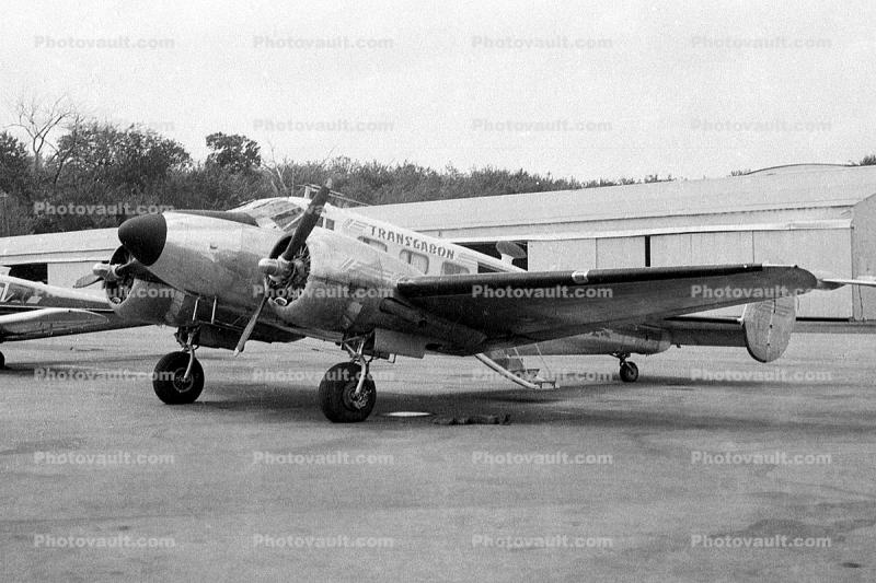Beech-18, TransGabon, 1950s