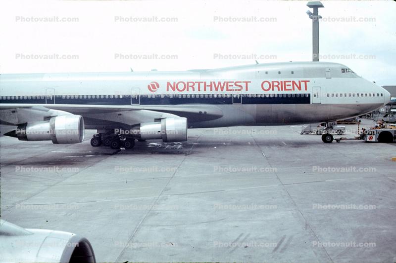 N613US, Boeing 747-251B, Northwest Airlines NWA, JT9D-7Q, JT9D