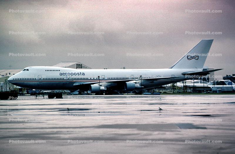 N4712U, Aeroposta, Boeing 747-122, JT9D, 747-100 series, JT9D-7A