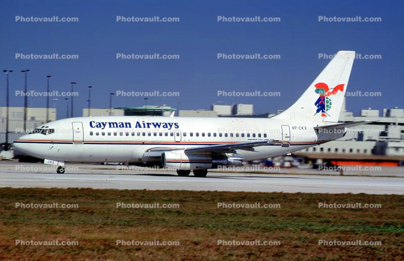 VP-CKX, Boeing 737-236, Cayman Airways, 737-200 SERIES