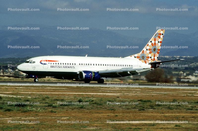 G-OGBE, Boeing 737-3L9, British Airways BAW, CFM56-3B2, CFM56