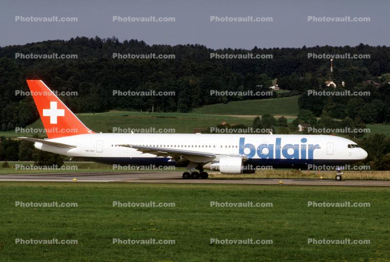HB-IHV, Balair, Boeing 767-3BGER, 767-300 series