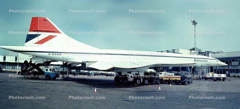 British Airways BAW, G-BOAD, Panorama, Concorde 102