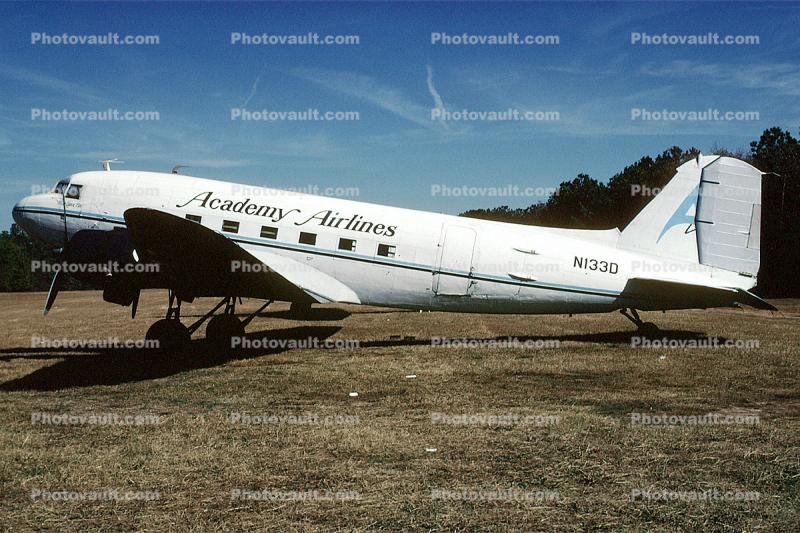 N133D, Academy Airlines, Douglas DC-3A-S1C3G