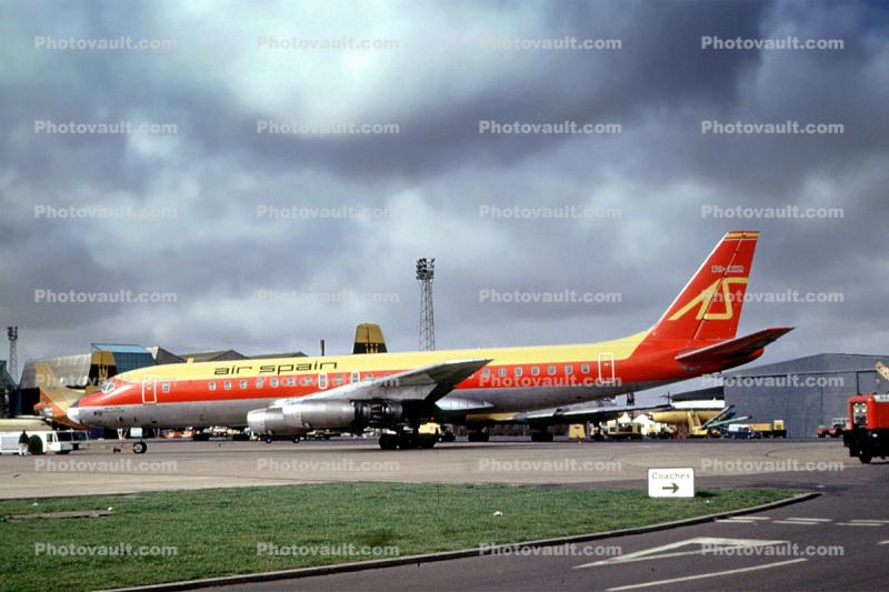 EC-BXR, Air Spain, Douglas DC-8-21, JT4A