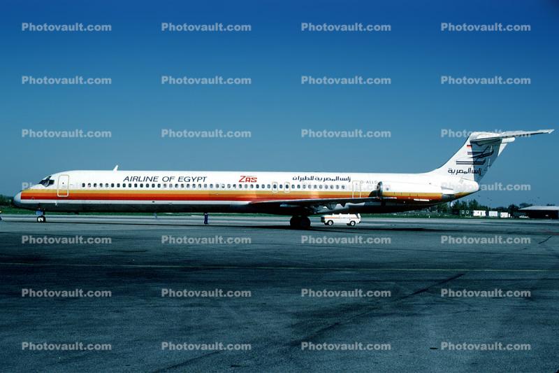D-ALLD, ZAS, Airline of Egypt, McDonnell Douglas MD-83, JT8D, JT8D-219