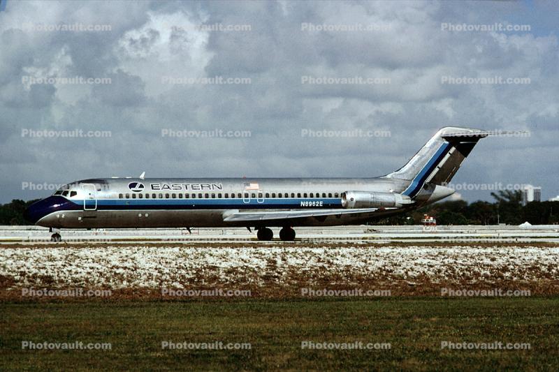 N8962E, Eastern Airlines EAL, Douglas DC-9-31, JT8D, JT8D-7B