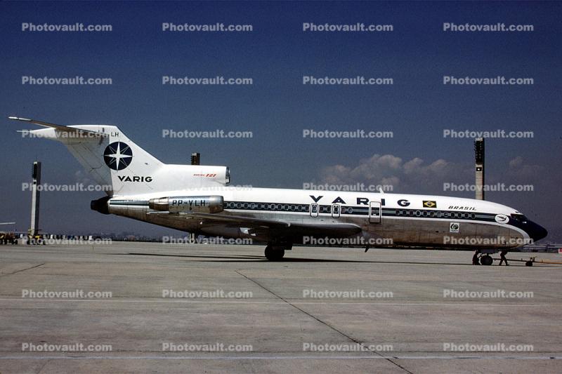 PP-VLH, Boeing 727-41, Varig Airlines, JT8D-9A, JT8D