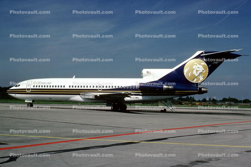 N503MG, Boeing 727-191, JT8D-7B s3, JT8D, 727-100 series