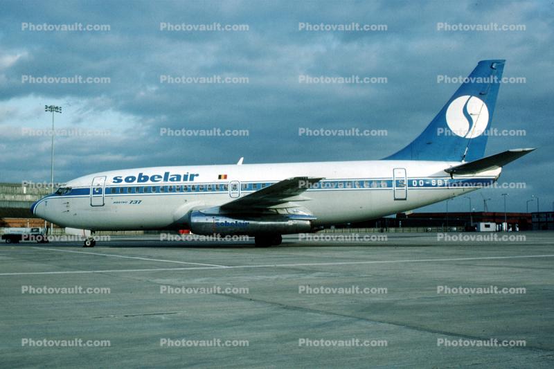 OO-SBT, Boeing 737-229, Sobelair, 737-200 series