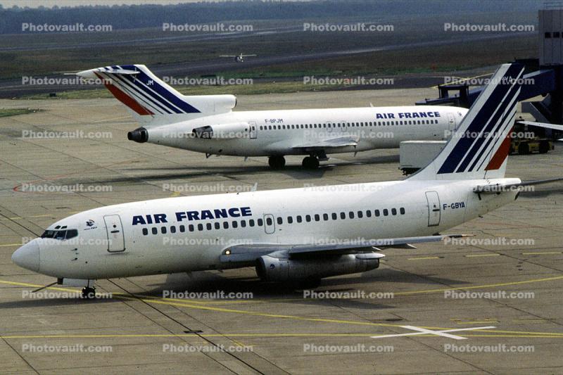 F-GBYA, Boeing 737-228, Air France AFR, 737-200 series, JT8D-15A, JT8D