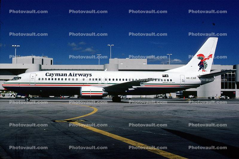 Boeing 737-4Y0, Caymen Airways, VR-CAB, 737-400 series
