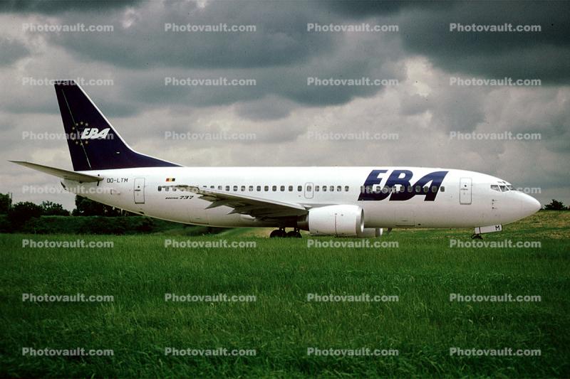 Boeing 737-3M8, EBA Italy, OO-LTM, 737-300 series