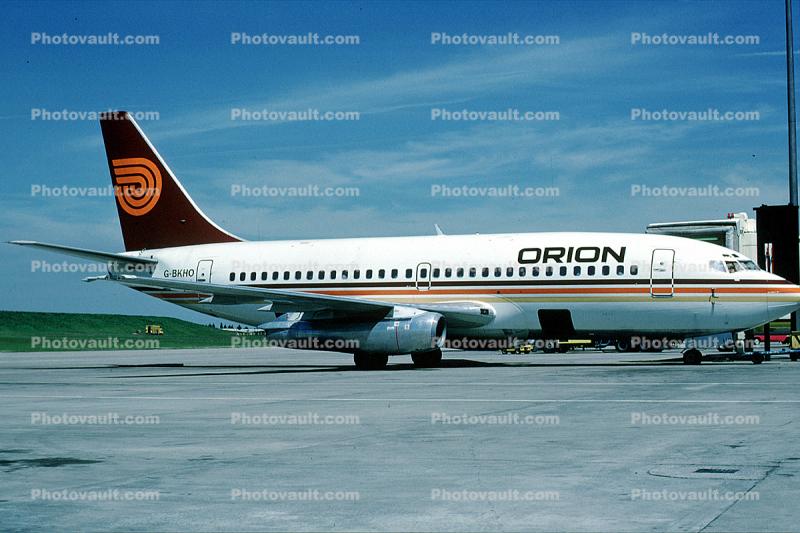 G-BKHO, Orion Airways, Boeing 737-2T5, 737-200 series