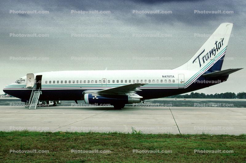 N470TA, Transtar, Boeing 737-247, JT8D-17A(HK3), JT8D, 737-200 series
