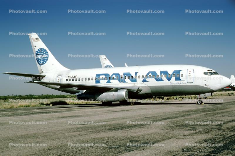 N68AF, Boeing 737-222, Pan American World Airways, 737-200 series