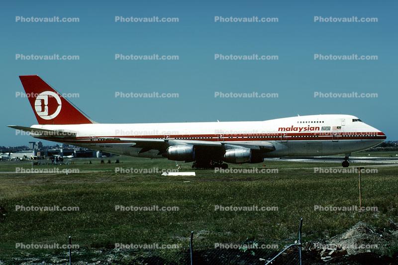 9M-MHJ, Boeing 747-236B, Malaysia Airlines MAS, 747-200 series, RB211-524D4, RB211