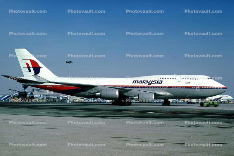 9M-MHL, Boeing 747-4H6, Malaysia Airlines MAS, 747-400 series