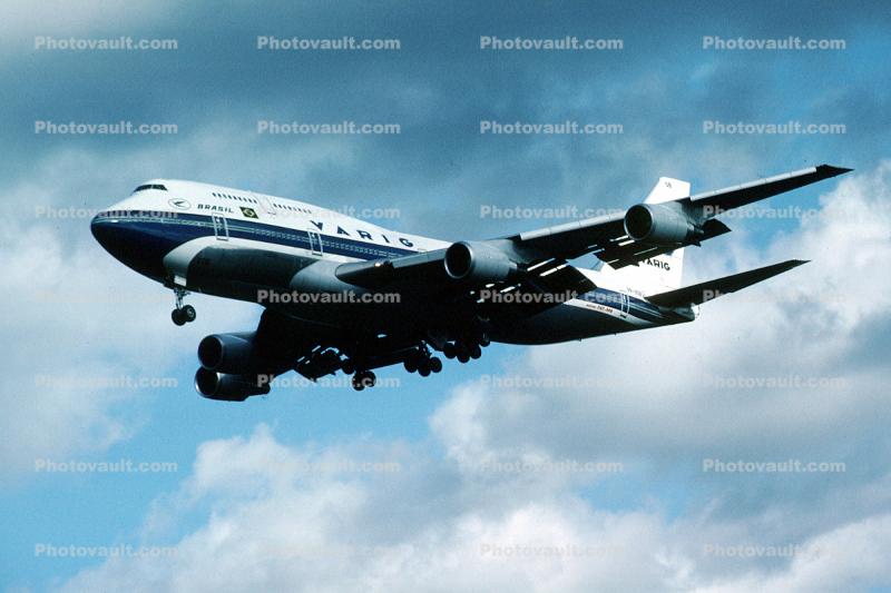PP-VOB, Boeing 747-341, Varig Airlines, 747-300 series, CF6-80C2B1, CF6