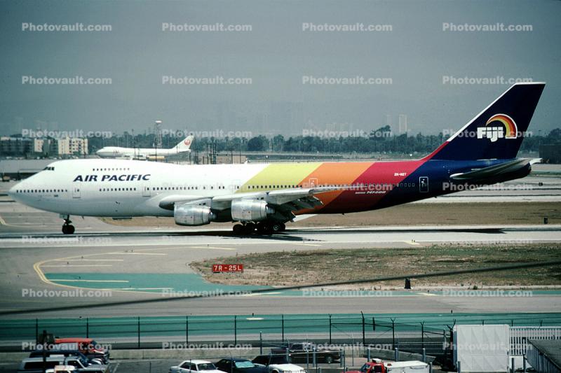 ZK-NZY, Boeing 747-219B, FIJI Air Pacific, 747-200 series, RB211-524D4, RB211