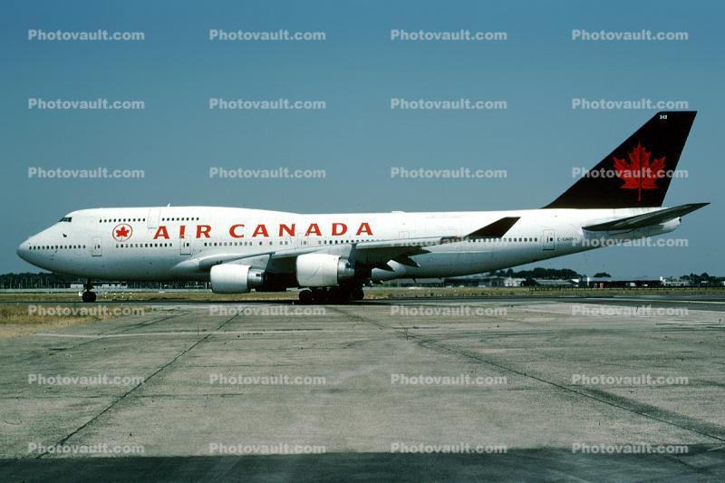 C-GAGM, Boeing 747-433, Air Canada ACA, 747-400 series