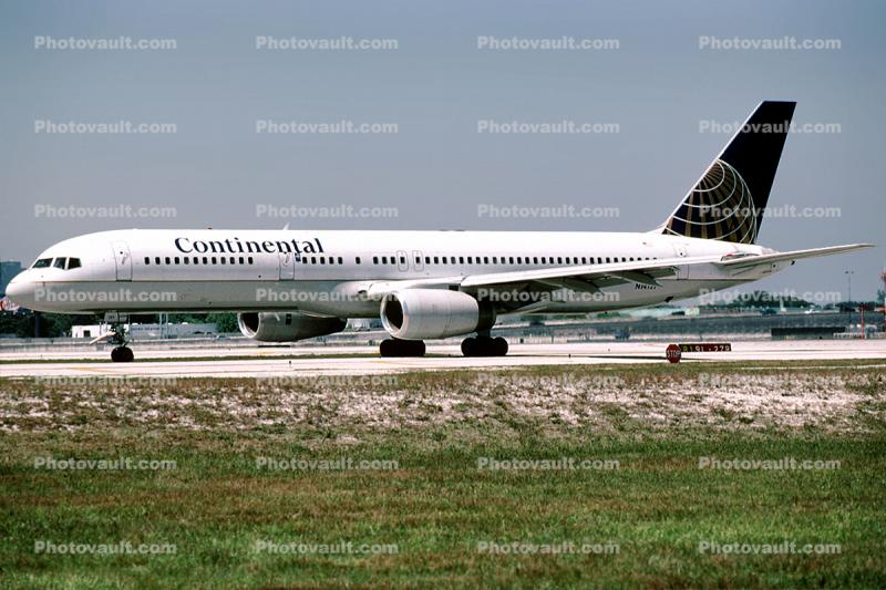 N14121, Boeing 757-224, Continental Airlines COA, 757-200 series, RB211
