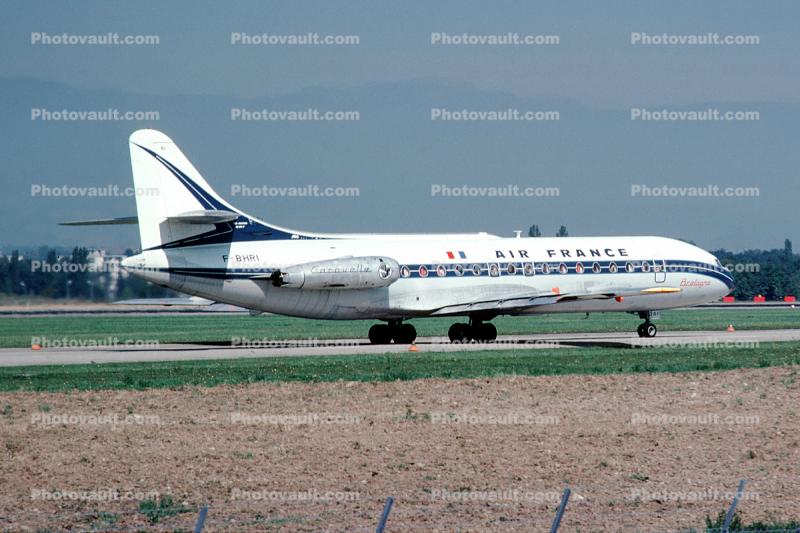 F-BHRL, Sud Aviation SE 210 Caravelle TYPE III, Air France AFR, 1978, 1970s