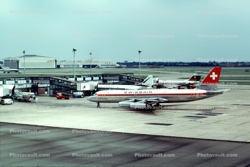 HB-ICC, Convair CV-990-30A-6 Coronado, SwissAir, 990 series, 1973, 1970s