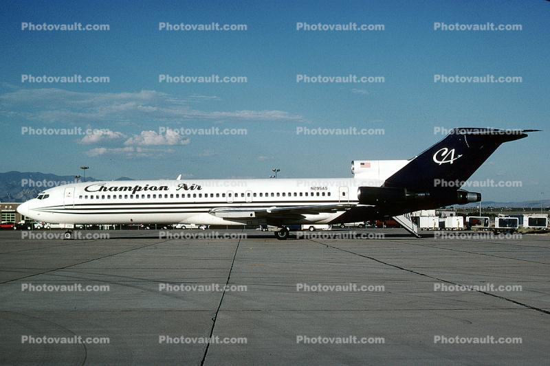 N295AS, Champion Air, Boeing 727-290, JT8D-17, JT8D, Airstair, 2000, 727-200 series