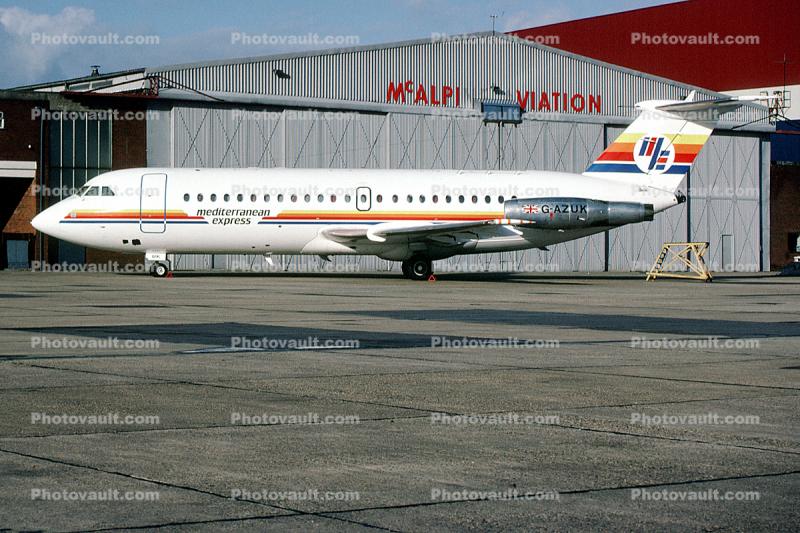 G-AZUK, McAlpi Aviation, Mediterranean Express, Air UK UKA