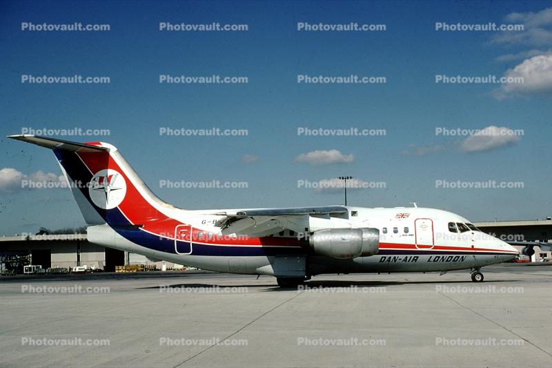 G-BKHT, Dan-Air, BAe 146 / Avro RJ Bae 146-100