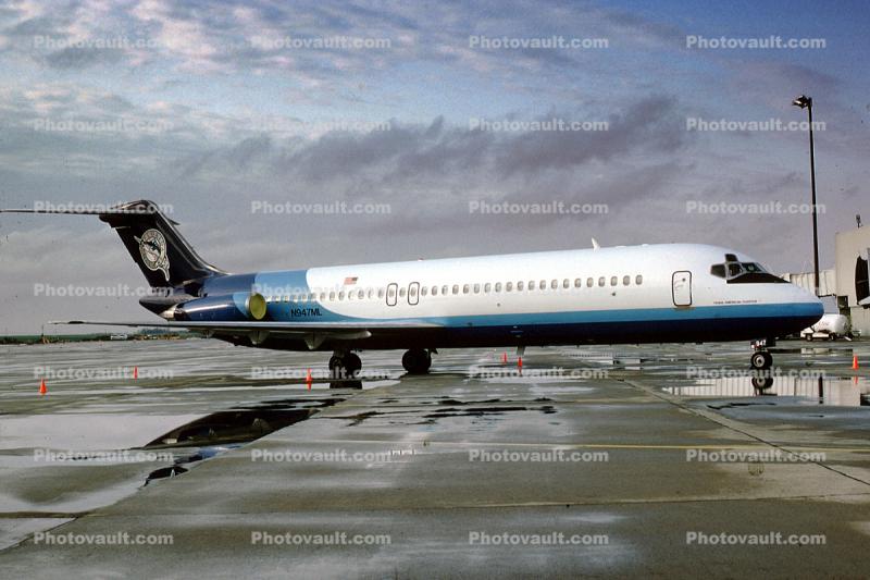 N947ML, Florida Marlins, Trans American Charter, Douglas DC-9-32, JT8D-9A s3, JT8D, March 1993