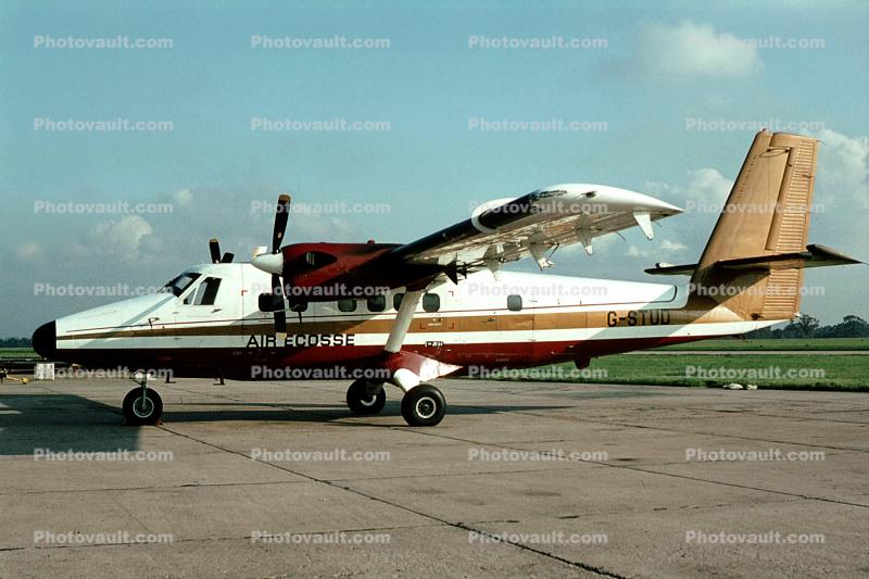 G-STUD, Air Ecosse, De Havilland Canada DHC-6-310, PT6A-27, October 1982, PT6A