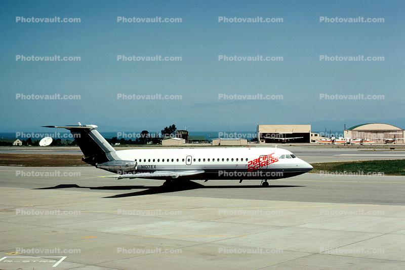 N107EX, BAC 1-11 201/Z/AC, Pacific Express Airlines, BAC 111-201AC, Spey 506