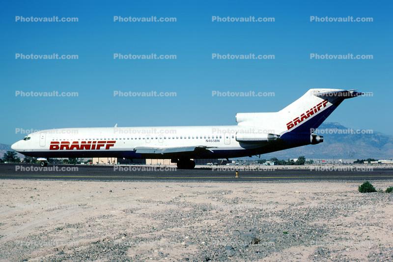 N465BN, Boeing B727-227, Braniff International Airways, JT8D-15(HK3), JT8D