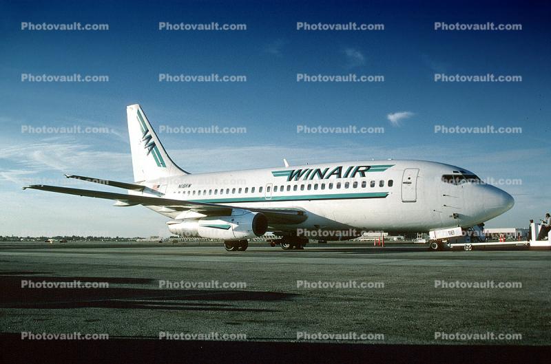 N118RW, Boeing 737-2Y5, WinAir, 737-200 series