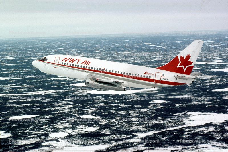C-GNWI, Boeing 737-210C, 737-200 series, NWT Air, Canada, Air-to-Air