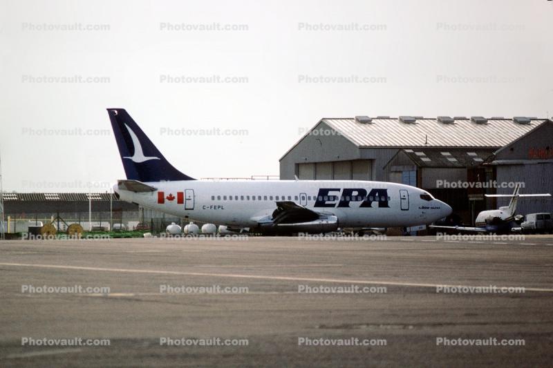 C-FEPL, Boeing 737-2EI, 737-200 series, EPA, Canada, JT8D-9, JT8D