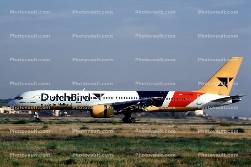 PH-DBA, Boeing 757-230, DutchBird Airlines, 757-200 series, PW2040, PW2000
