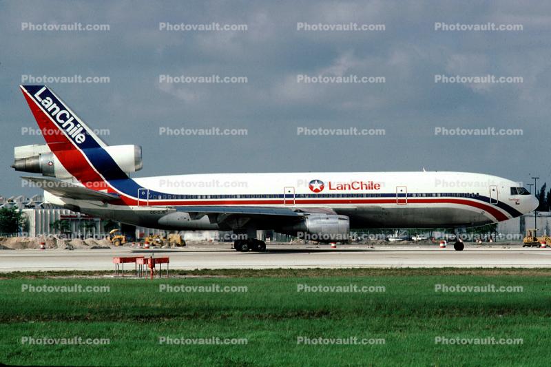 CC-CJS, LAN Chile, McDonnell Douglas DC-10-30, CF6, June 1986, 1980s