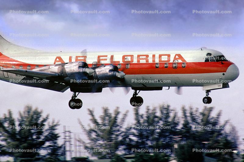 N138US, Air Florida FLZ, Lockheed L-188CF Electra