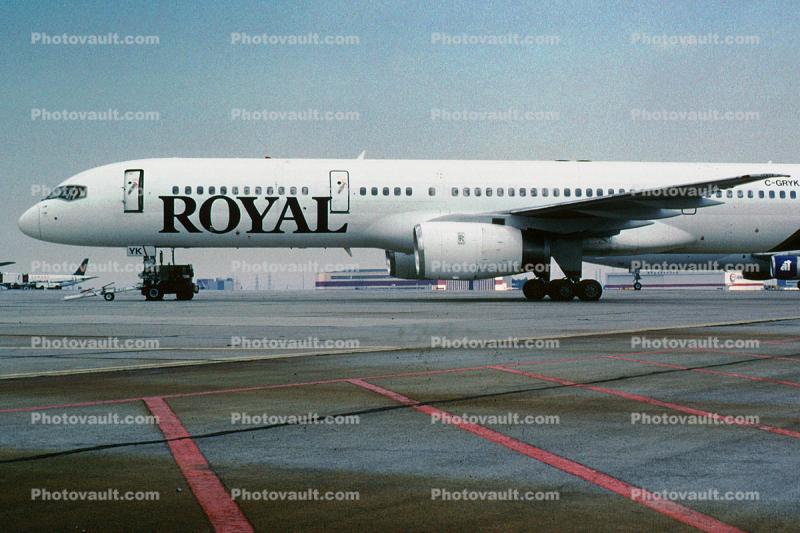 C-GRYK, Boeing 757-236SF, Royal Airlines ROY, RB211-535, RB211