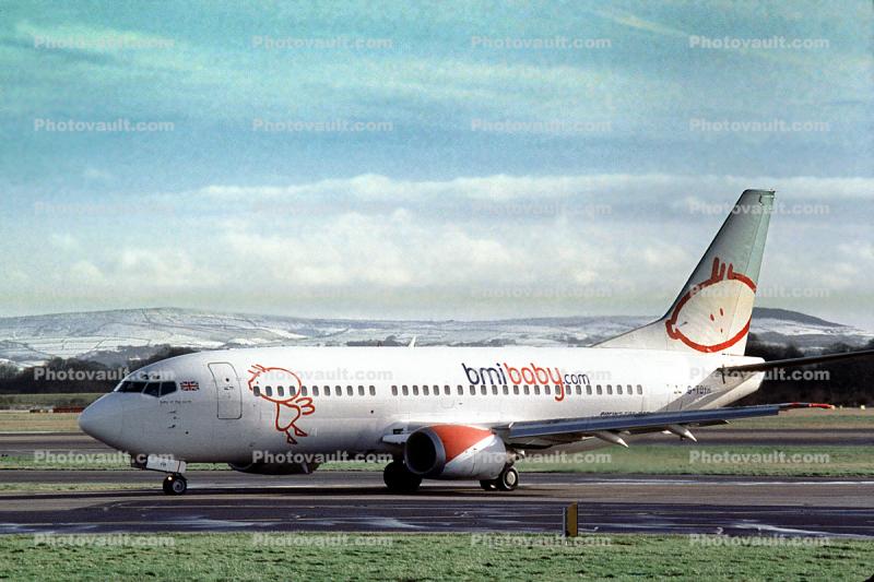 G-TOYH, bmibaby BMI, Boeing 737-36N, 737-300 series, baby of the north, CFM56-3C1, CFM56