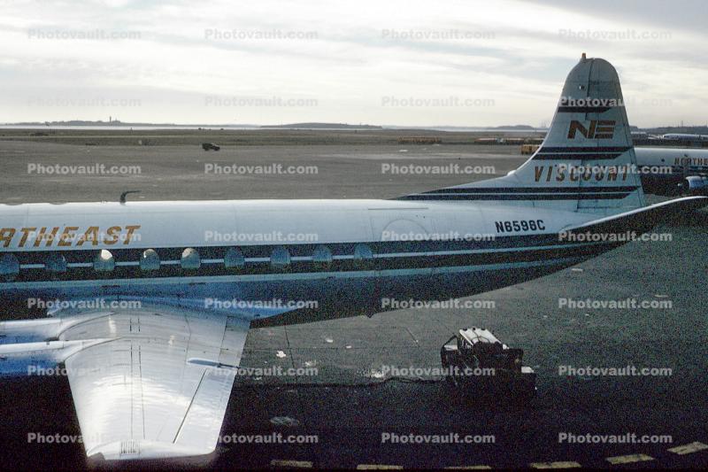 N6598C, Northeast Airlines, Vickers 798D Viscount
